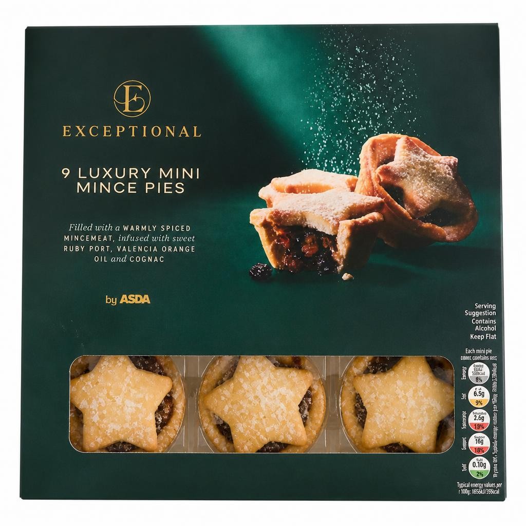 ASDA 9 Luxury Mini Mince Pies