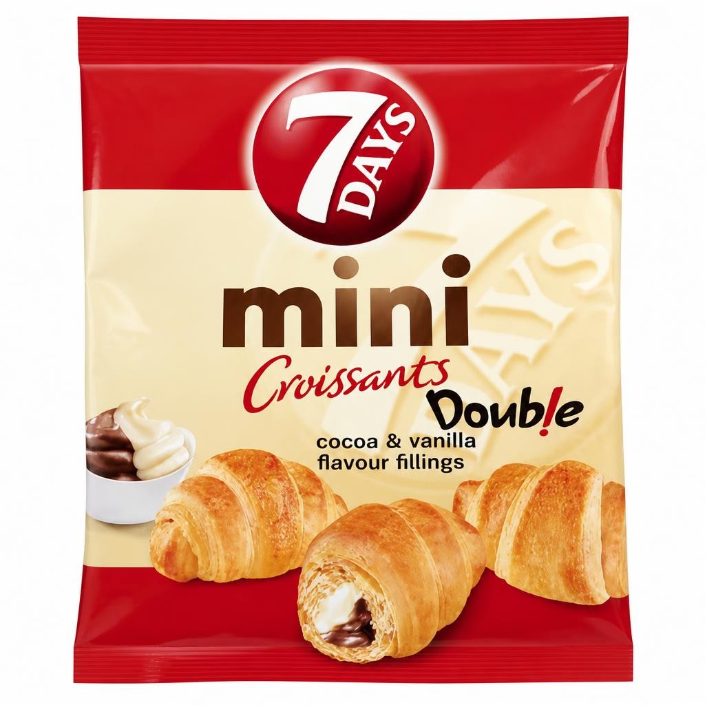 7 Days Mini Cocoa Vanilla Croissant 185g