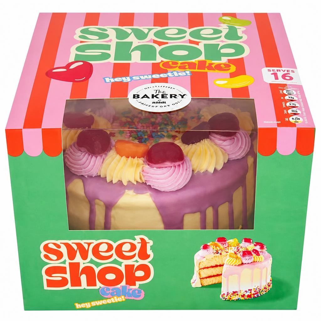 ASDA The Bakery at  Sweet Shop Cake