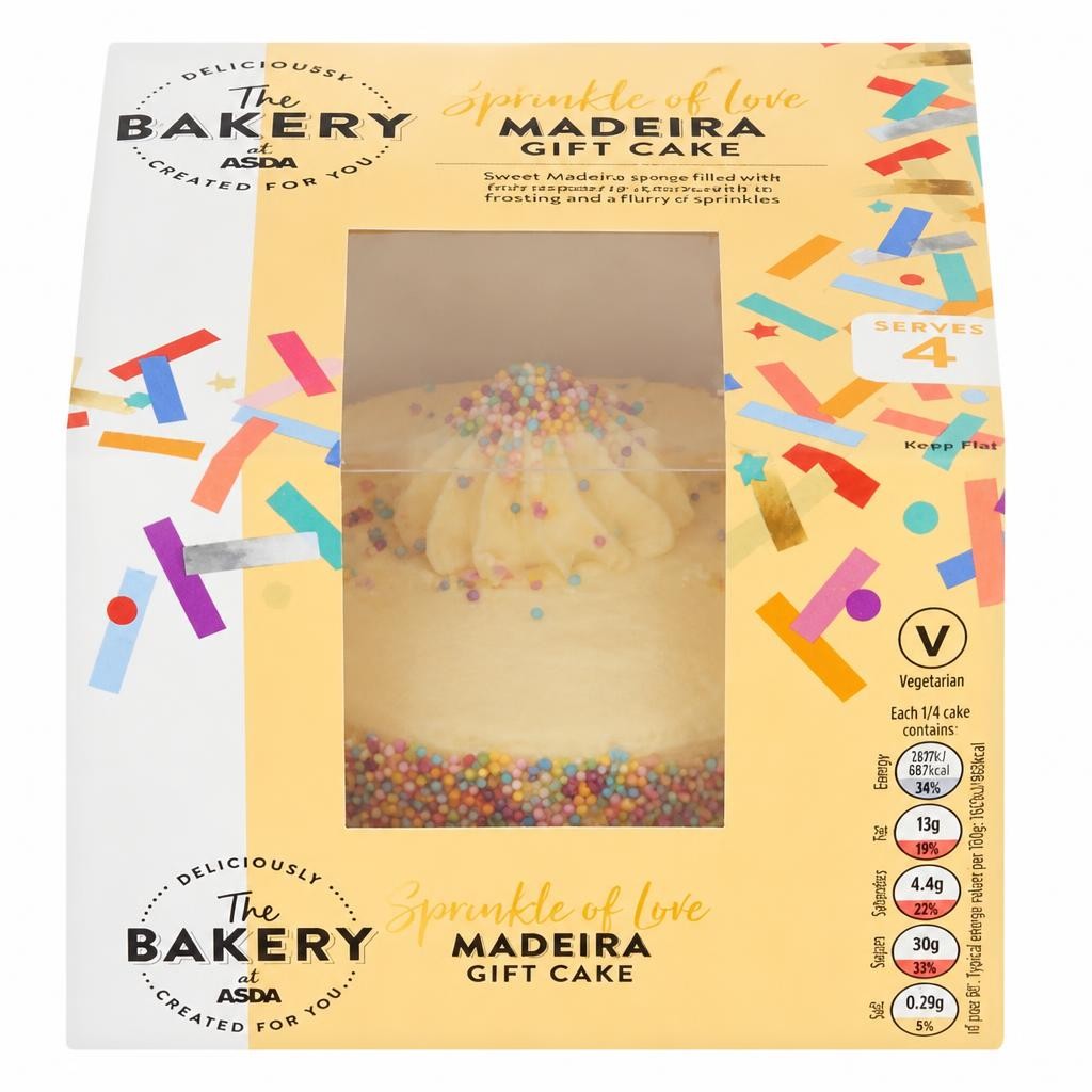 The BAKERY at ASDA The Bakery at  Madeira Gift Cake