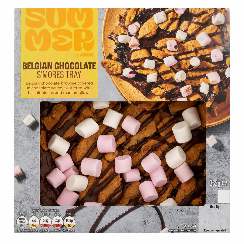Summer by ASDA Summer by  Belgian Chocolate S'mores Tray 335g