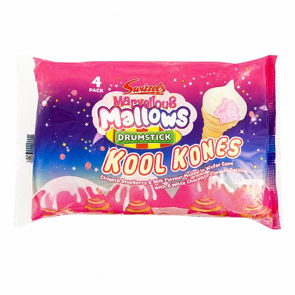 Swizzels Marvelous Mallows Drumstick Kool Kones 60g