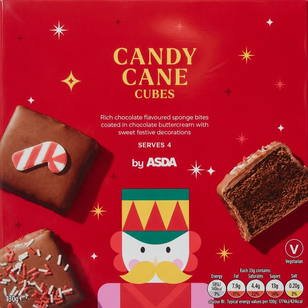 ASDA Candy Cane Cubes 159g