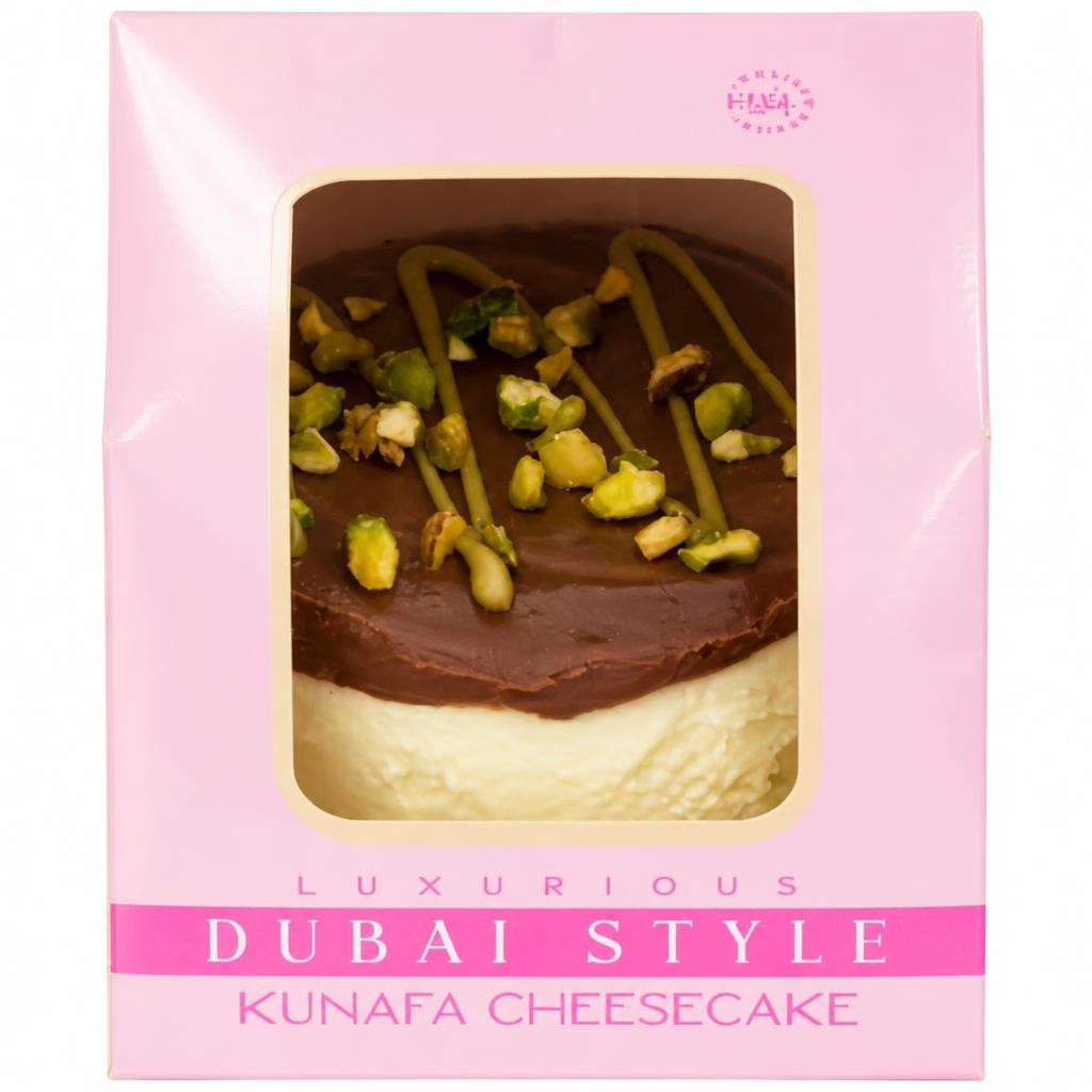 Patisserie Regal Luxurious Dubai Style Kunafa Cheesecake
