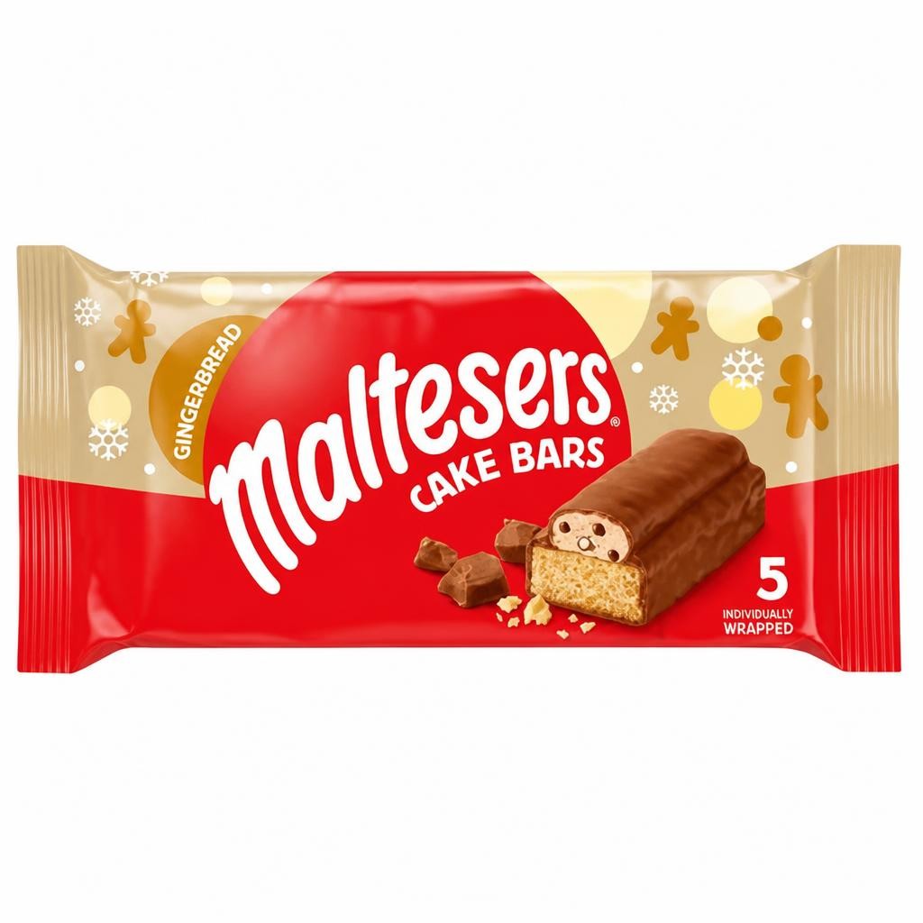Malteser 5 Gingerbread Cake Bars
