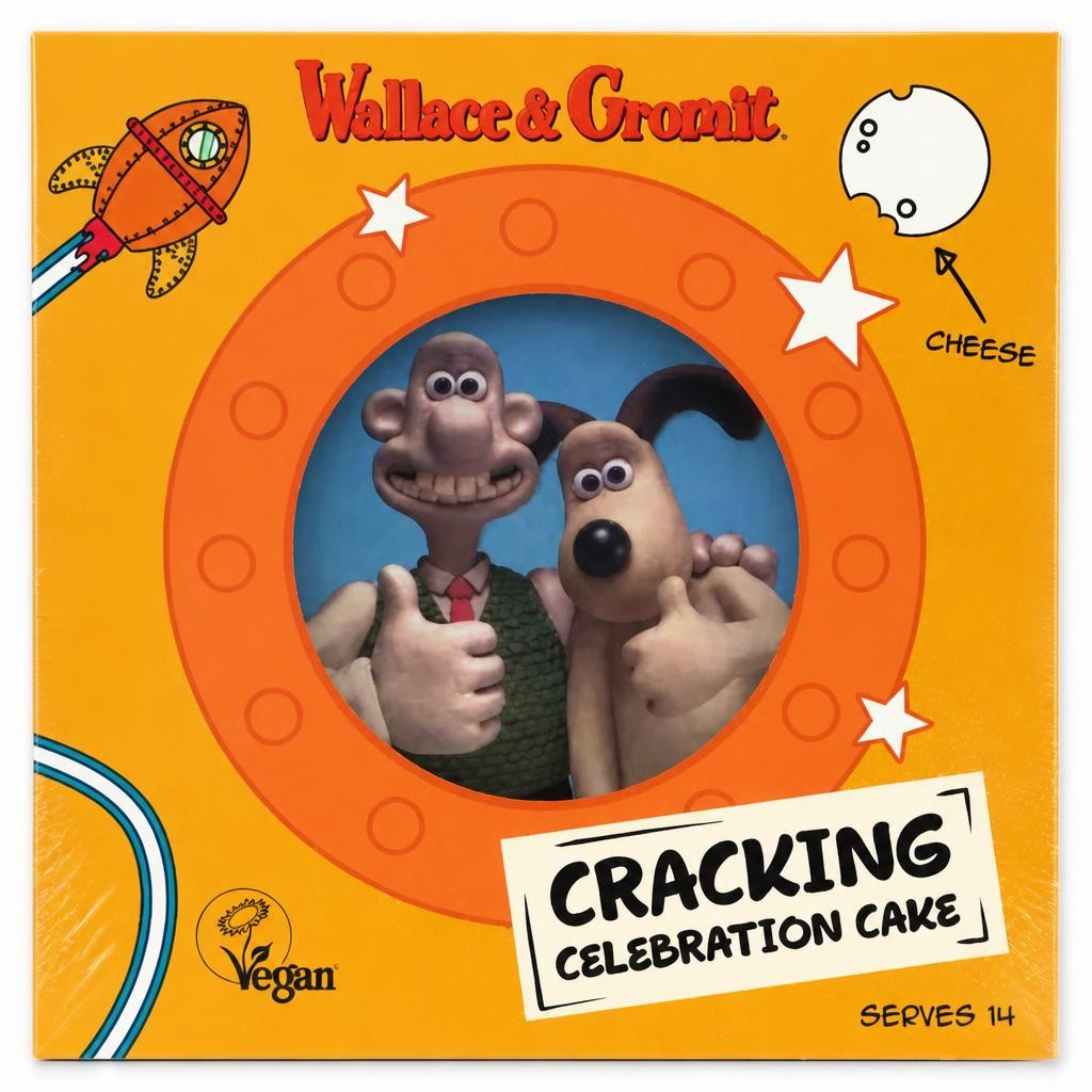 Wallace & Gromit Cracking Celebration Cake