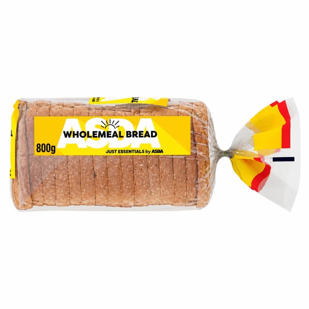 JUST ESSENTIALS by ASDA Just Essentials Wholemeal Bread 800g