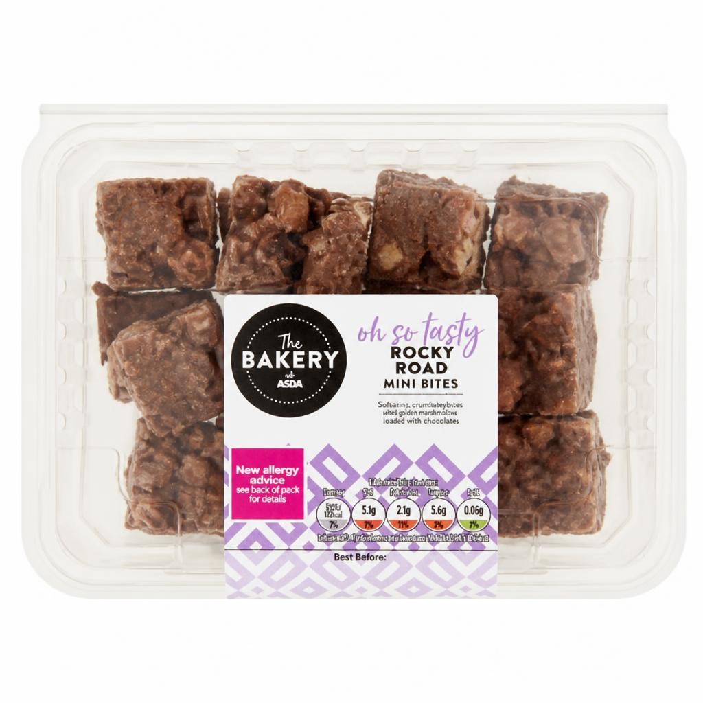 The BAKERY at ASDA Rocky Road Mini Bites 195g