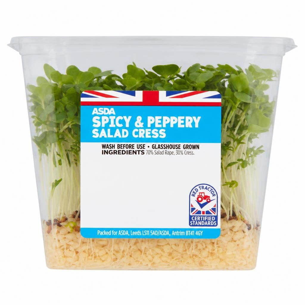 ASDA Spicy & Peppery Salad Cress