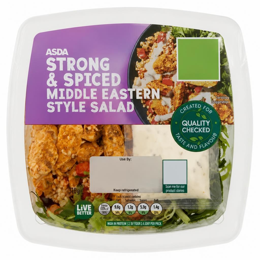 ASDA Strong & Spiced Middle Eastern Style Salad 310g