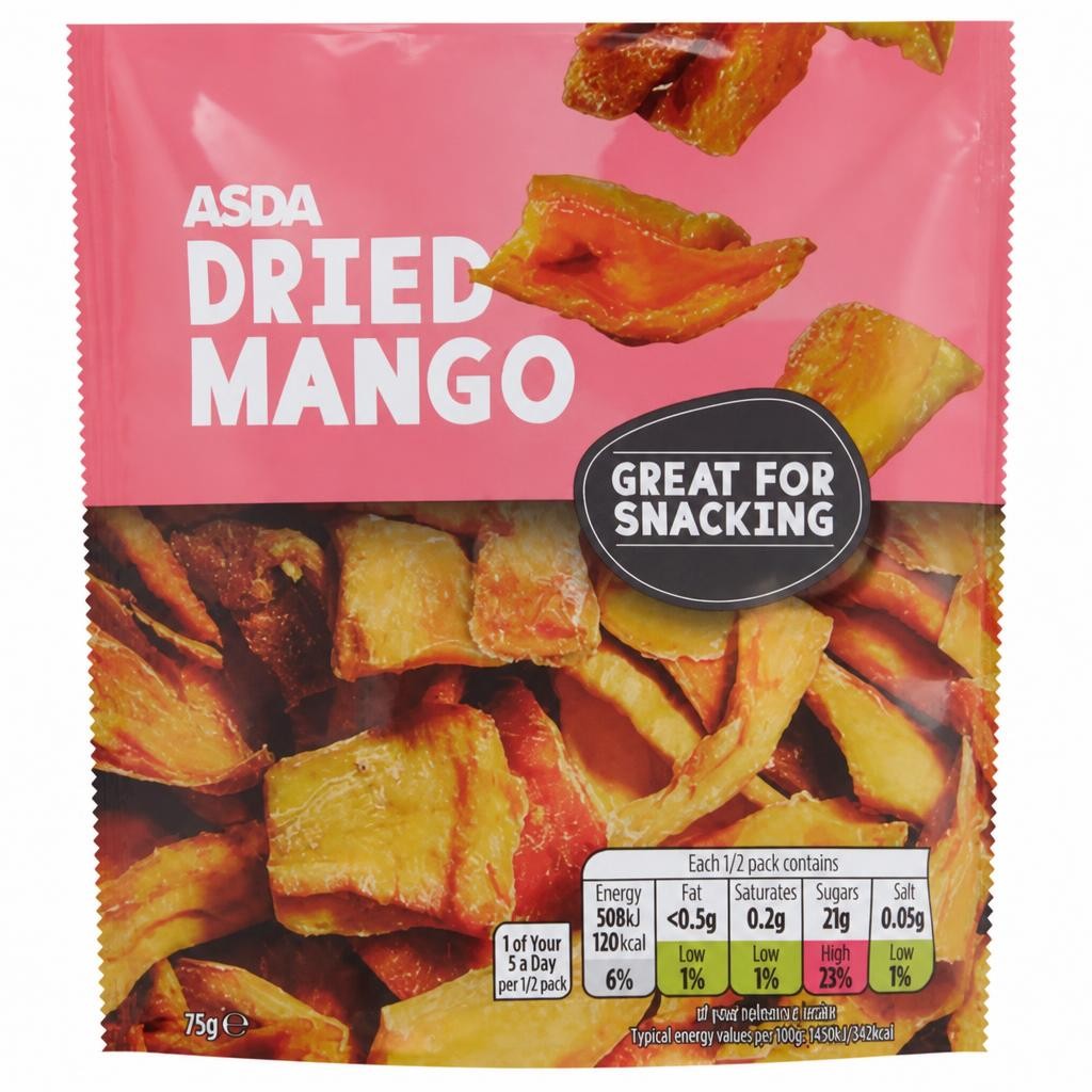 ASDA Dried Mango 75g