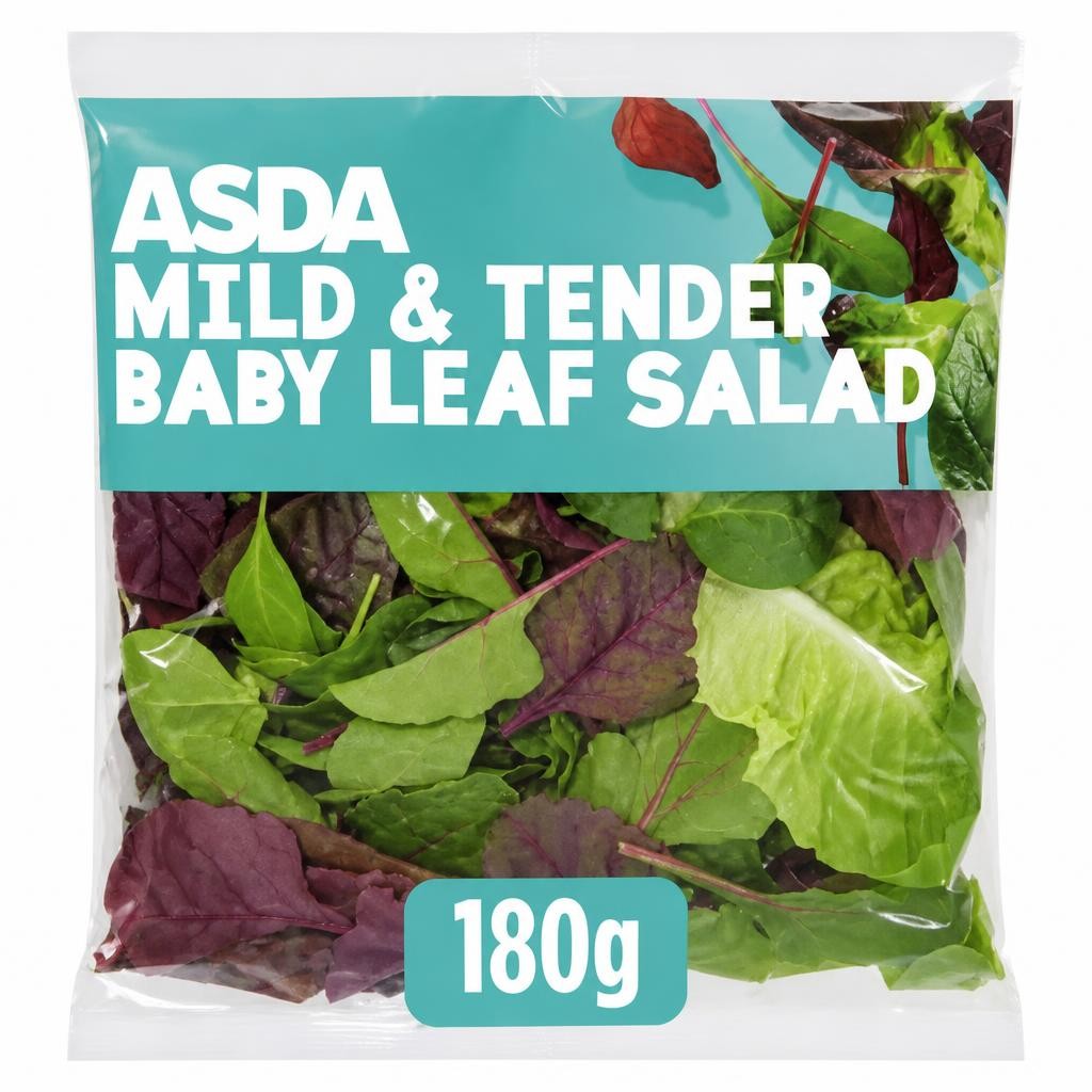 ASDA Mild & Tender Baby Leaf Salad 180g