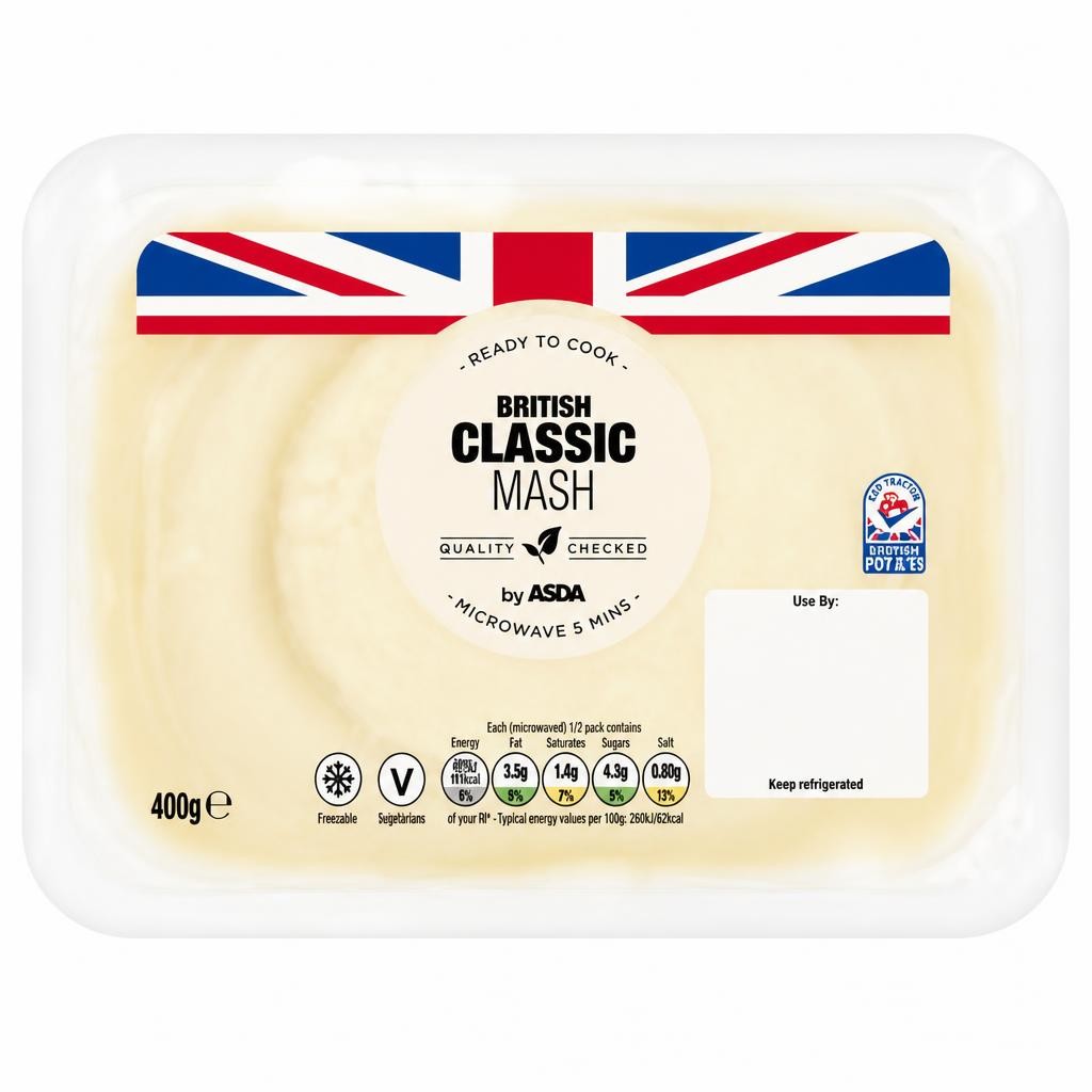 ASDA British Classic Mash 400g