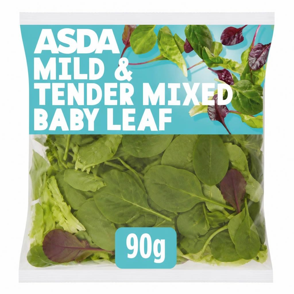ASDA Mild & Tender Mixed Baby Leaf 90g