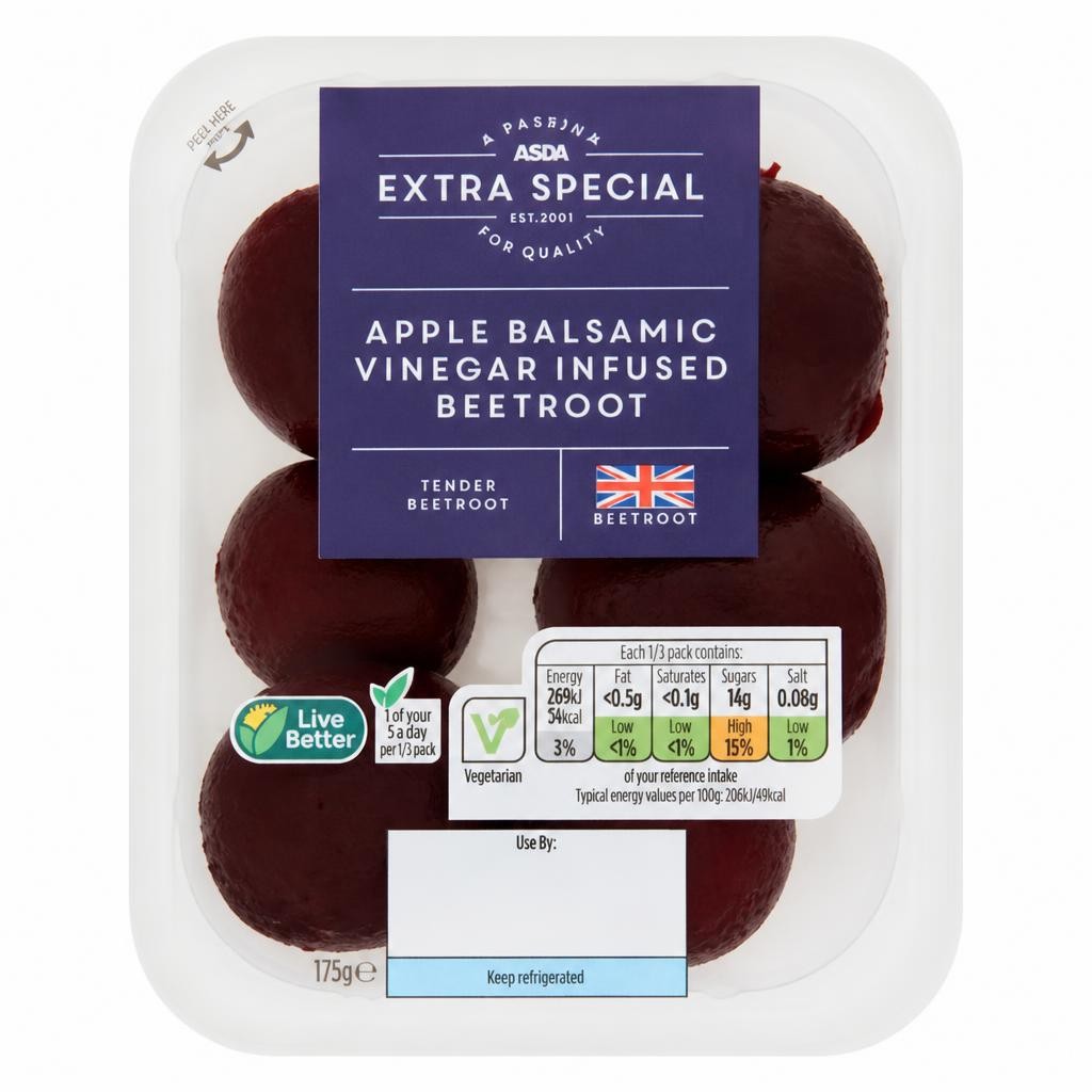 ASDA Extra Special Extra Special Apple Balsamic Vinegar Infused Beetroot 175g