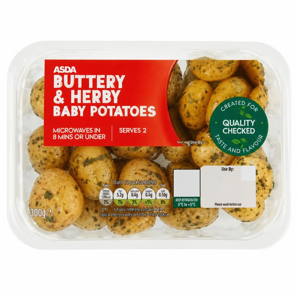 ASDA Herby Baby Potatoes 360g