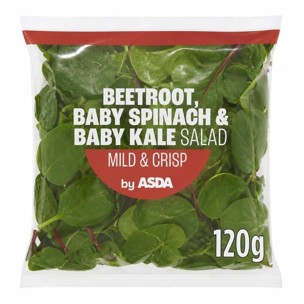 ASDA Beetroot, Baby Spinach & Baby Kale Salad 120g