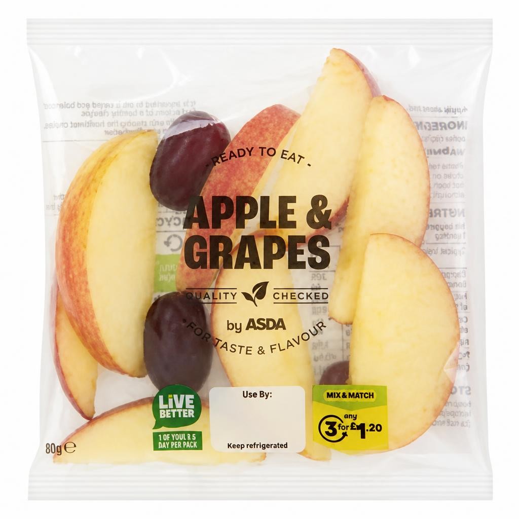 ASDA Apple & Grapes 80g