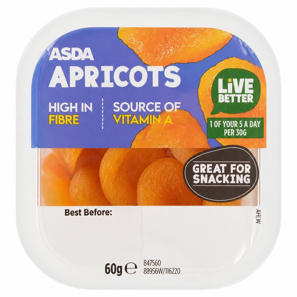 ASDA Apricots 60g