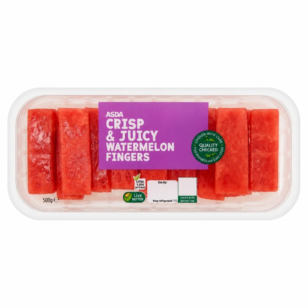 ASDA Crisp & Juicy Watermelon Fingers 500g