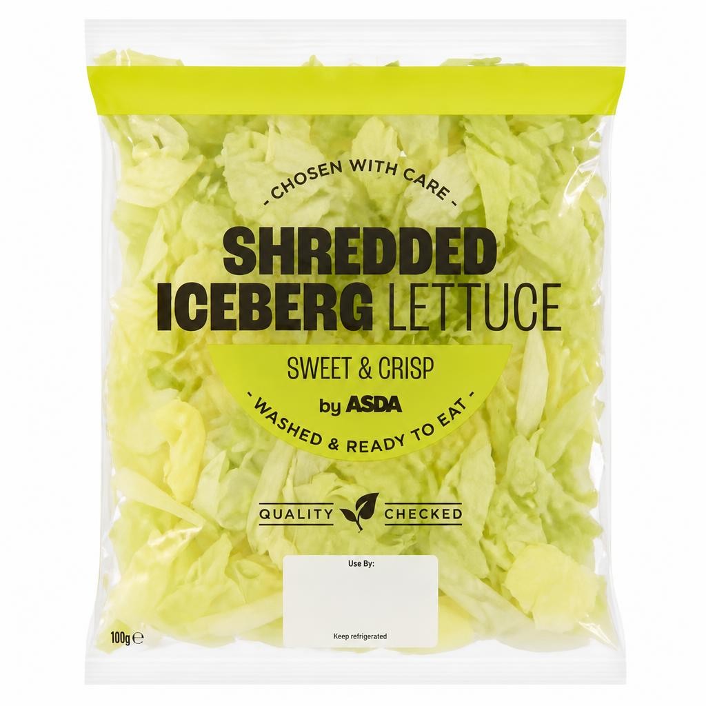 ASDA Sweet & Crisp Shredded Iceberg Lettuce 130g