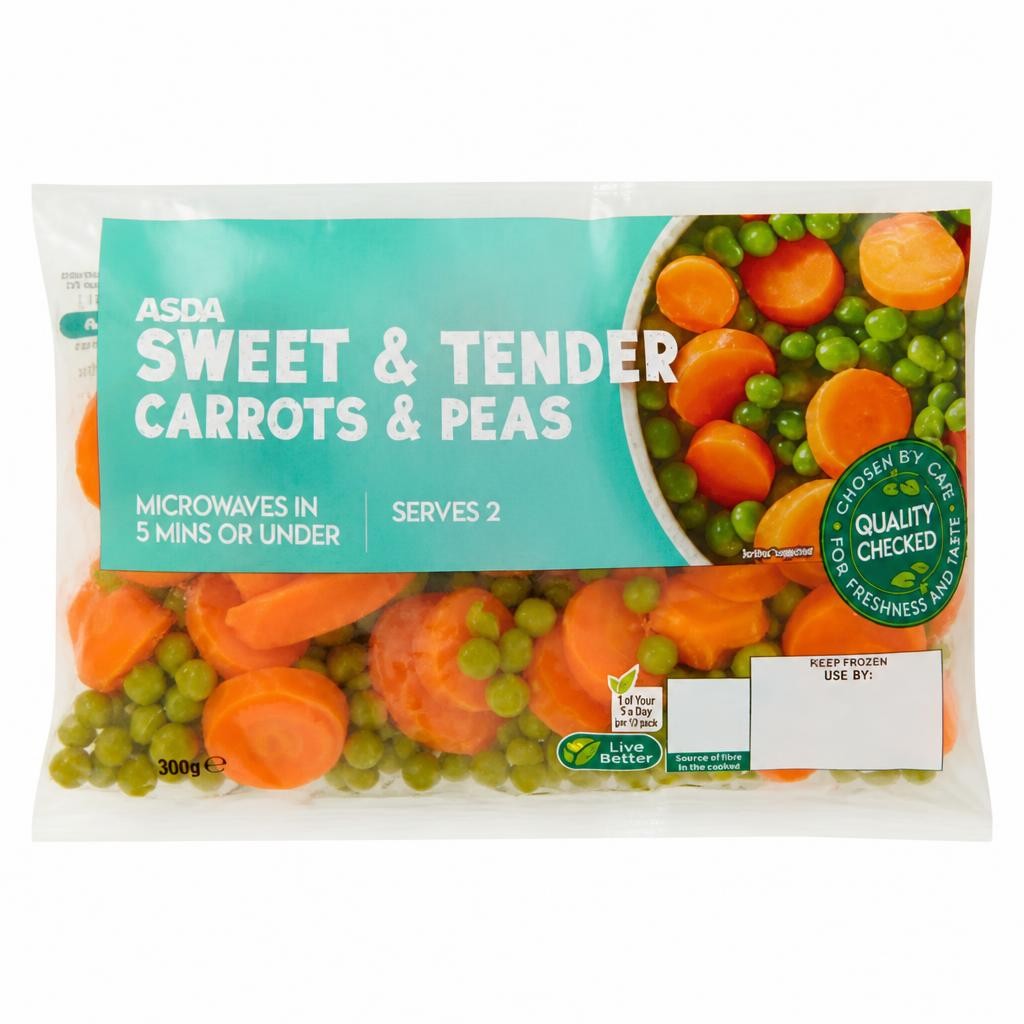 ASDA Sweet & Tender Carrots & Peas 300g
