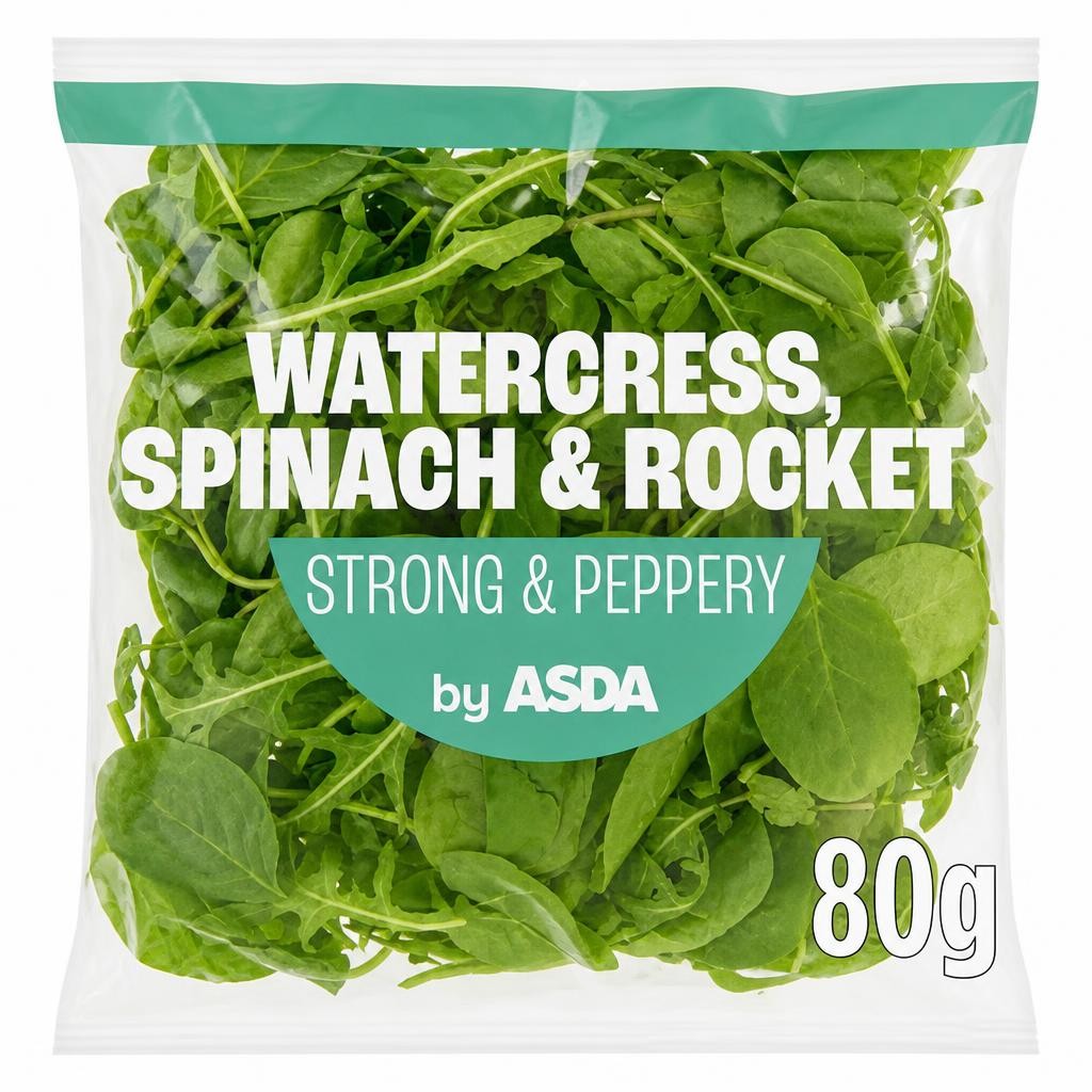 ASDA Watercress, Spinach & Rocket 80g