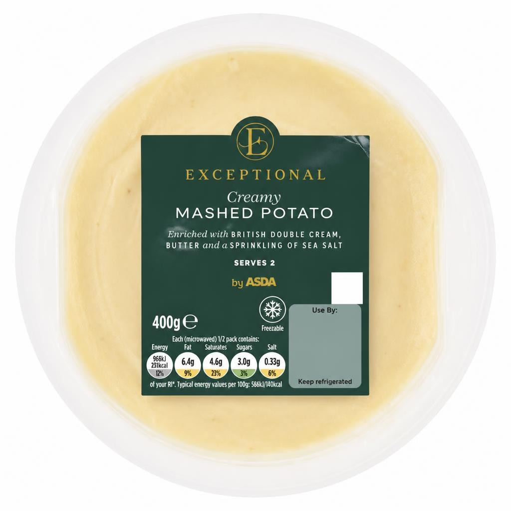 Exceptional by ASDA Creamy Mashed Potato 400g