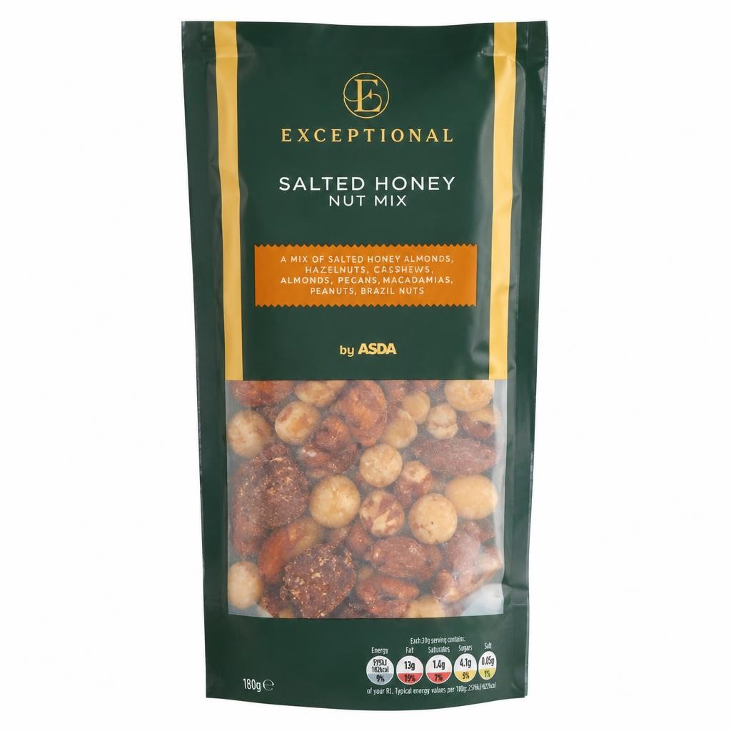Exceptional by Asda Exceptional by  Salted Honey Nut Mix 150g