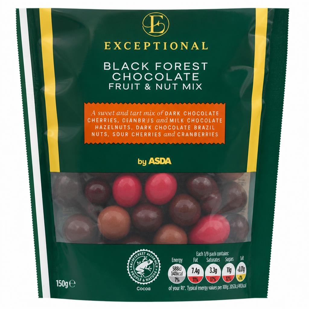 Exceptional by ASDA Exceptional by  Black Forest Chocolate Fruit & Nut Mix 150g