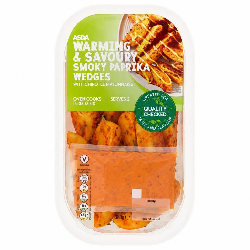 ASDA Warming & Savoury Smoky Paprika Wedges with Chipotle Mayonnaise 400g