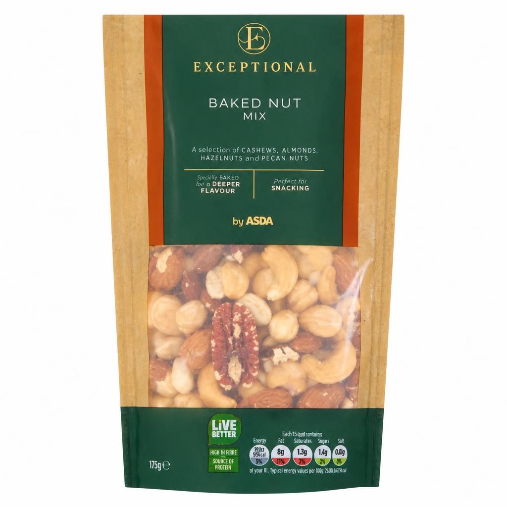 Exceptional by ASDA Baked Nut Mix 175g
