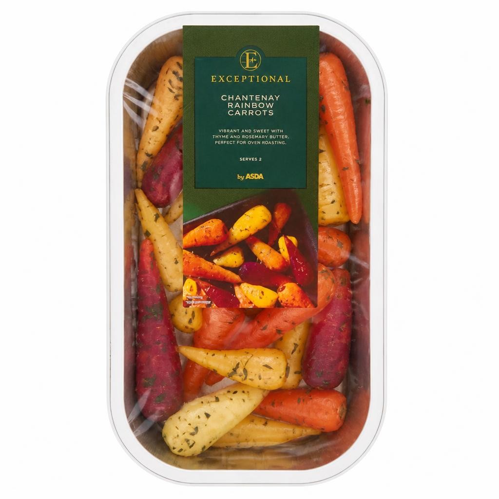 ASDA Exceptional by  Chantenay Rainbow Carrots 300g