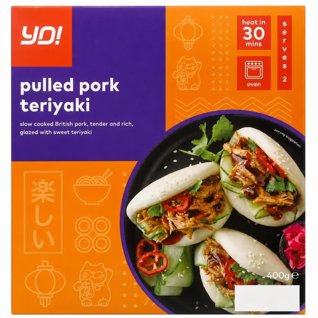 YO! Pulled Pork Teriyaki 400g