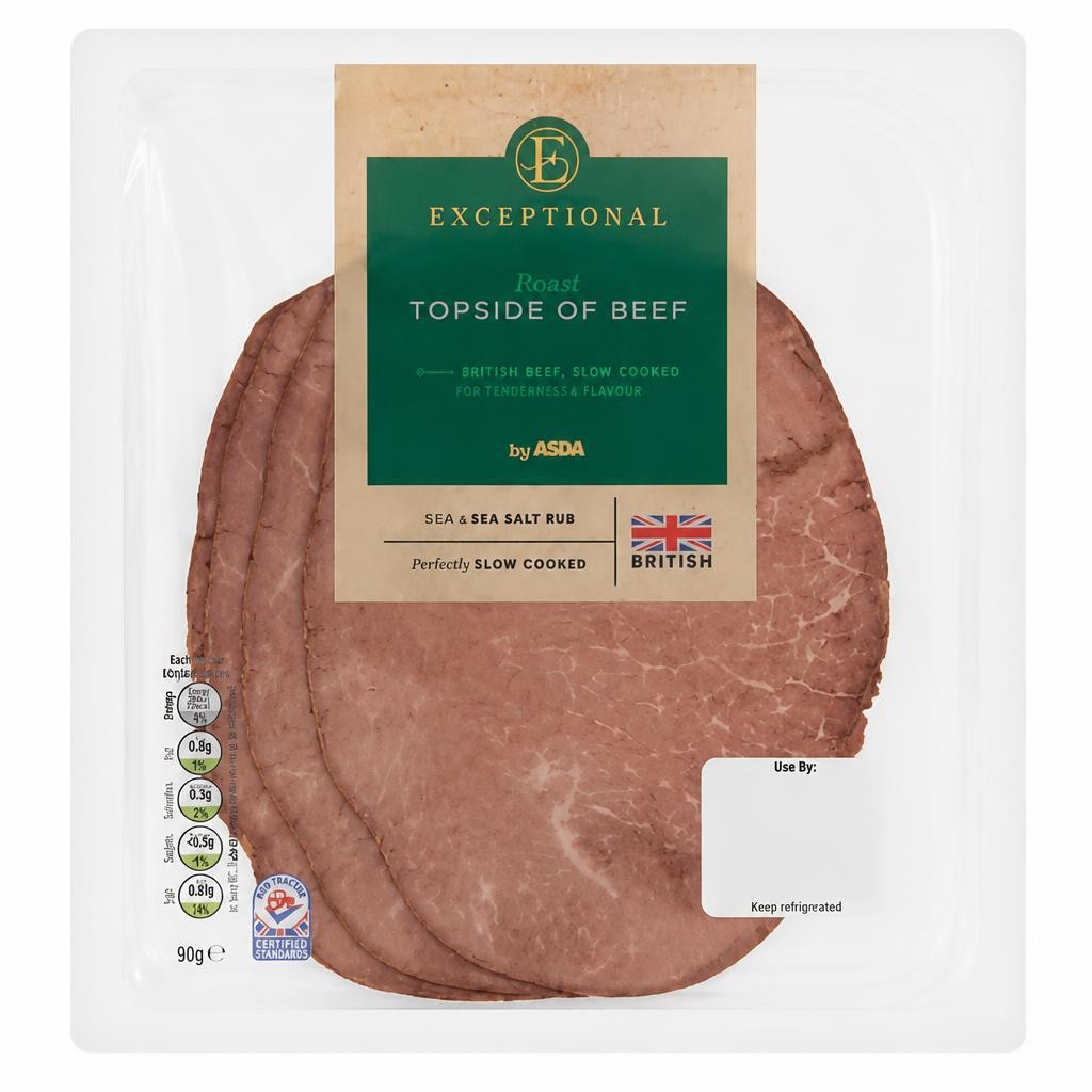 Exceptional by ASDA Roast Topside of Beef 90g