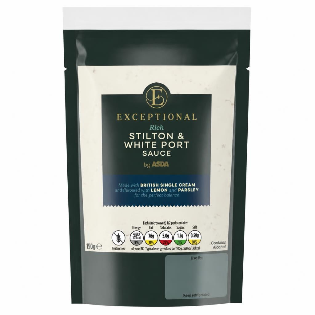 Exceptional by ASDA Exceptional Rich Stilton & White Port Sauce 150g