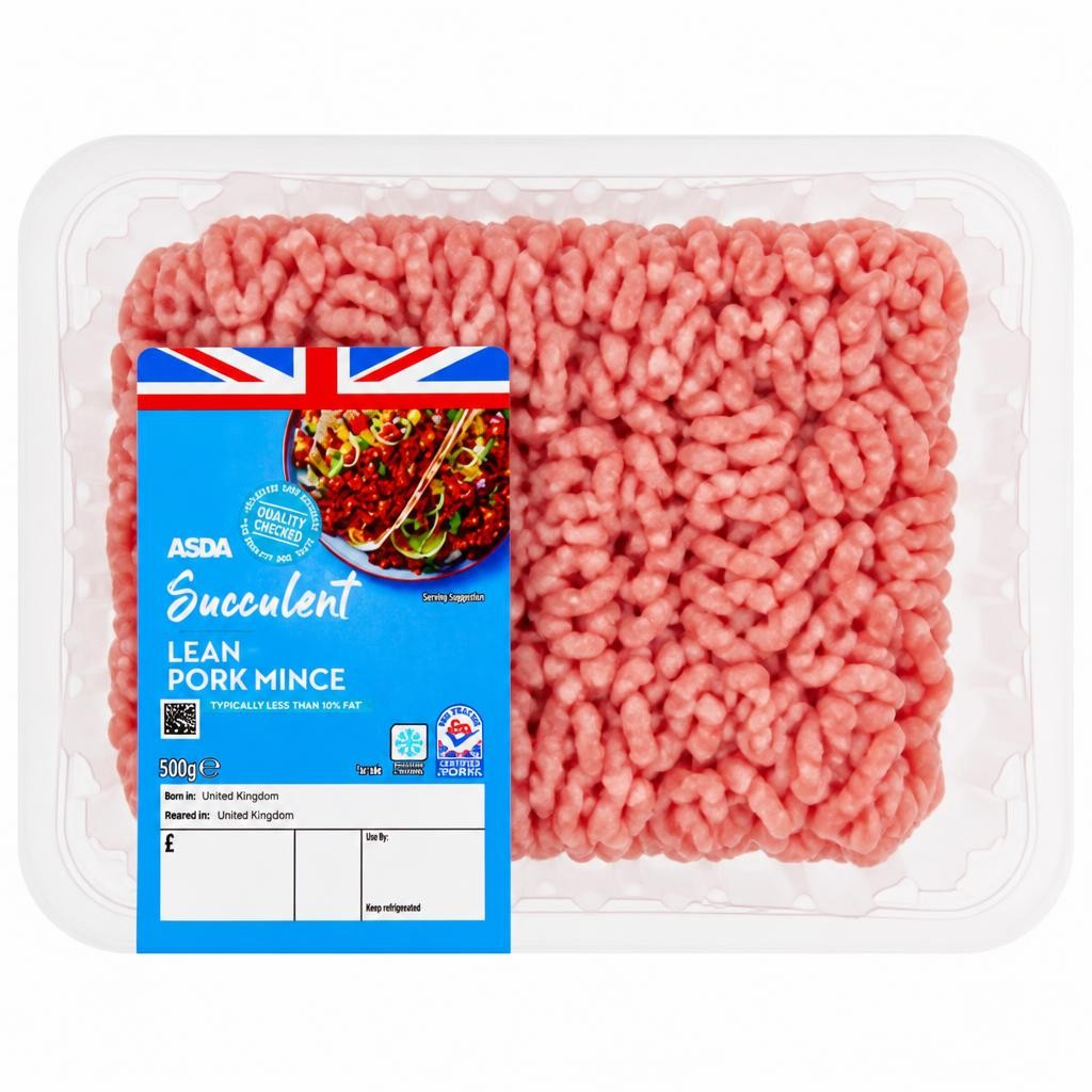 ASDA Succulent Lean Pork Mince 5% Fat 500g