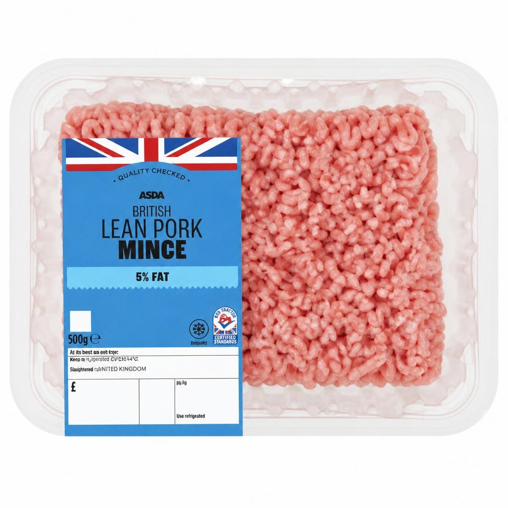 ASDA Succulent Lean Pork Mince 5% Fat 500g