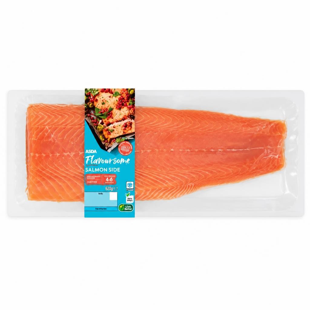 ASDA Boneless Salmon Side 800g