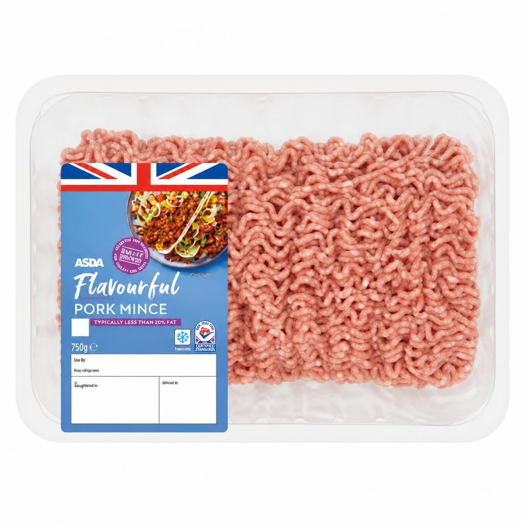 ASDA Flavourful 10% Fat Pork Mince 750g