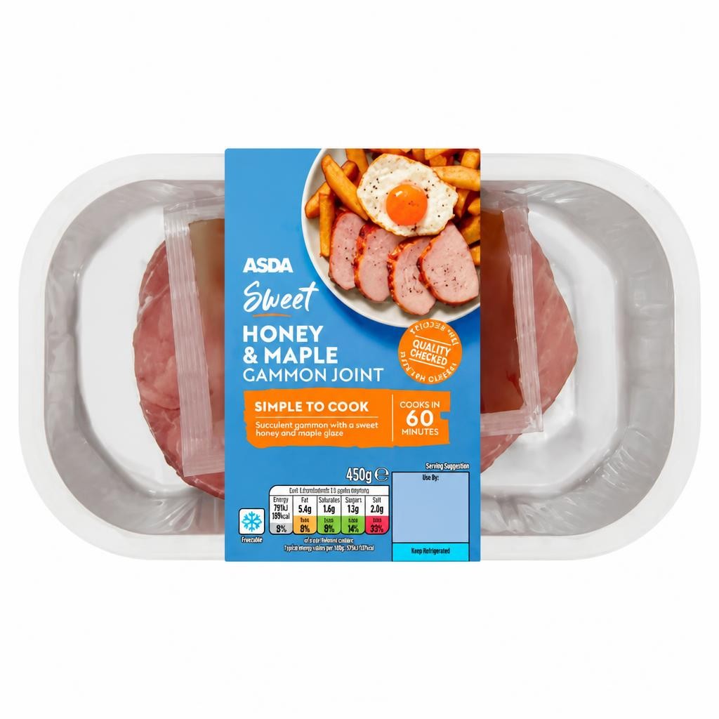 ASDA Sweet Honey & Maple Gammon Joint 450g