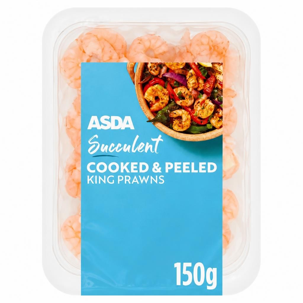 ASDA Cooked & Peeled King Prawns 150g