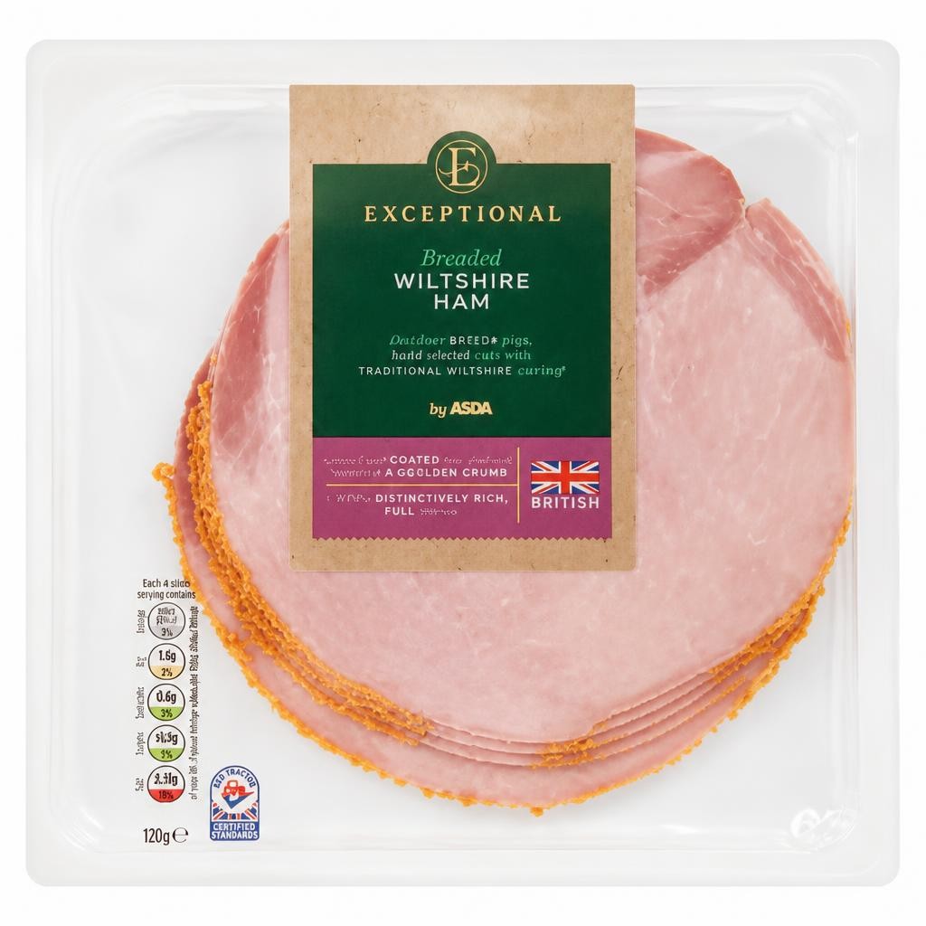 Exceptional by ASDA Breaded Wiltshire Ham 120g