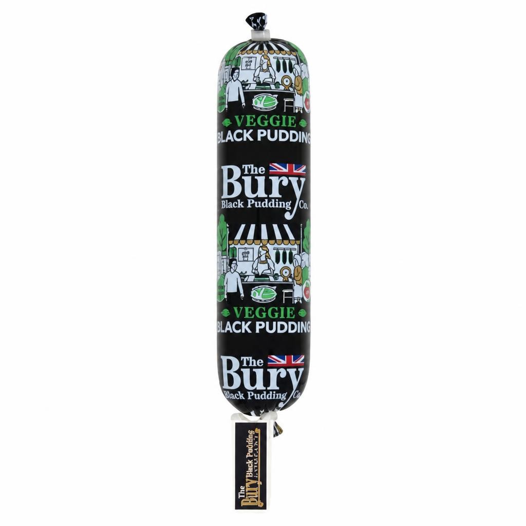 The Bury Black Pudding Company Vegetarian & Vegan Black Pudding Roll 220g