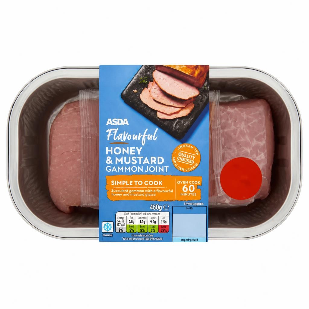 ASDA Flavourful Honey & Mustard Gammon Joint 460g