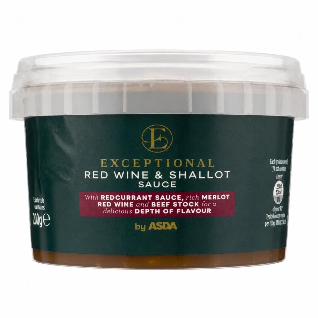 Exceptional by ASDA Exceptional Red Wine & Shallot Sauce 200g
