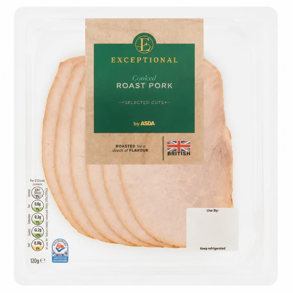 Exceptional by ASDA Cooked Roast Pork 120g