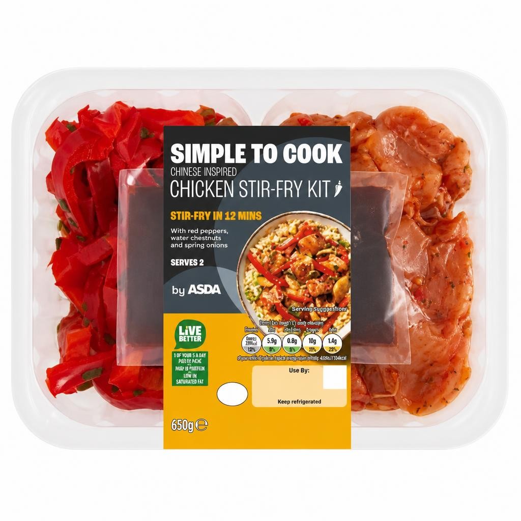 ASDA Simple to Cook Chinese Inspired Chicken Stir-Fry Kit 650g