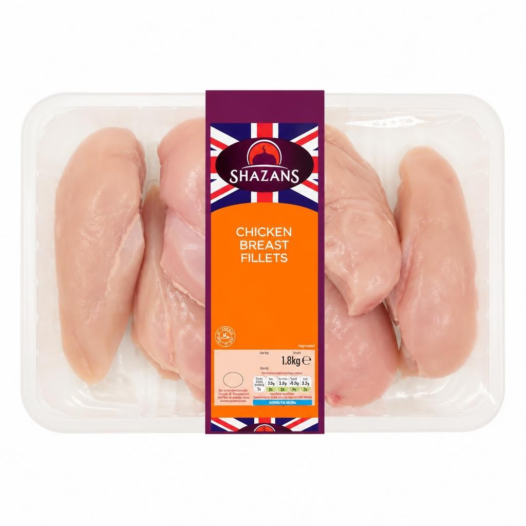 Shazans Chicken Breast Fillets 1.8kg