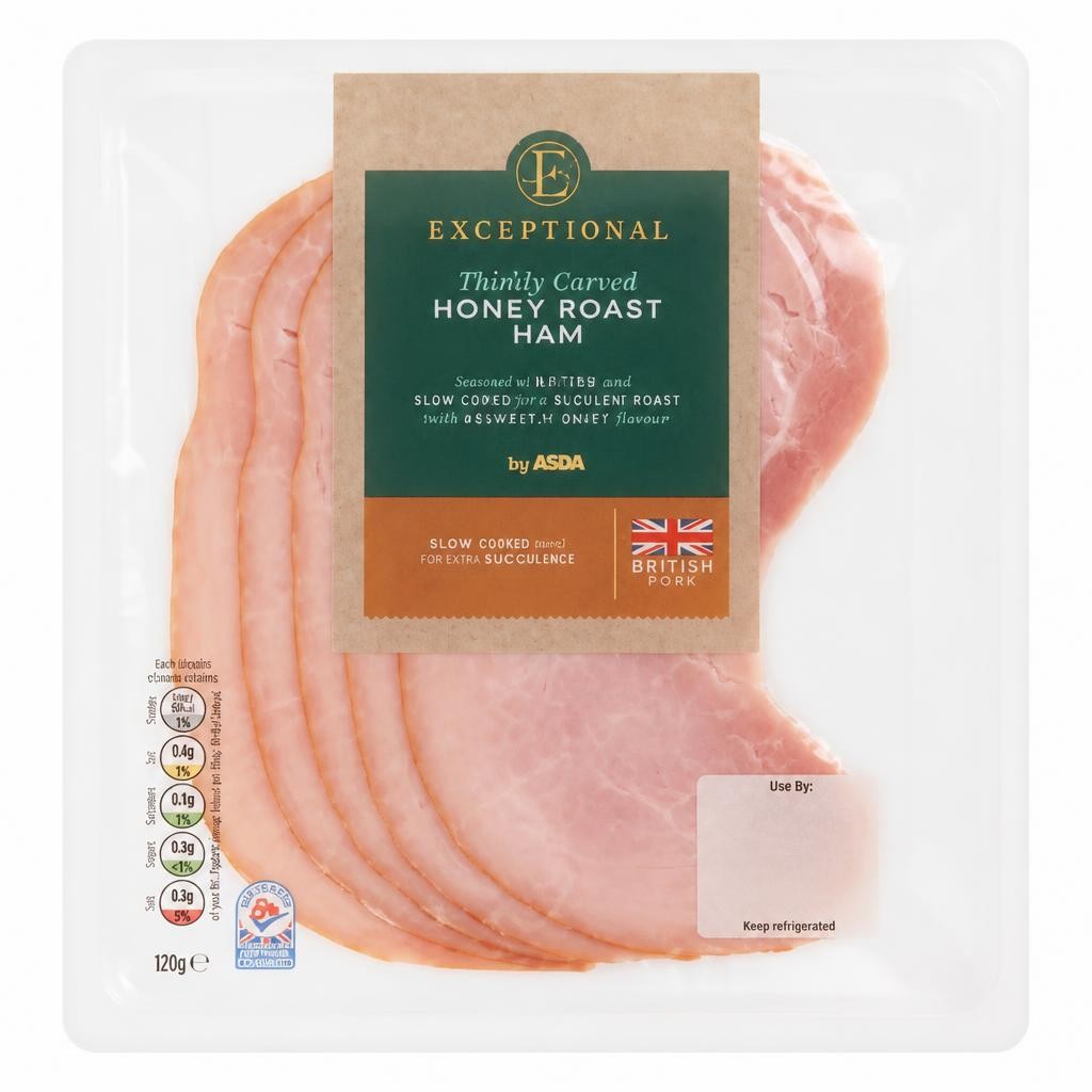 Exceptional by ASDA Thickly Carved Roast Ham 120g